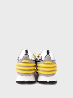 Voile Blanche Women's Julia Power Suede And Technical Nylon Sneaker -Sandals Sales 001 2015735xROSEYELLOWxAlt5 37583943