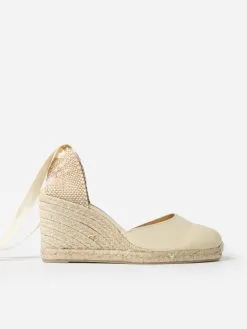 Castañer Castaner Women's Carina Espadrille Wedge -Sandals Sales 020962 203xIVORYxAlt1 96414957