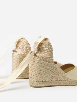 Castañer Castaner Women's Carina Espadrille Wedge -Sandals Sales 020962 203xIVORYxAlt2 96414963