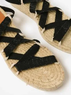 Castañer Castaner Women's Paloma Espadrille Sandal -Sandals Sales 022125 100xNEGROxAlt3 97003370