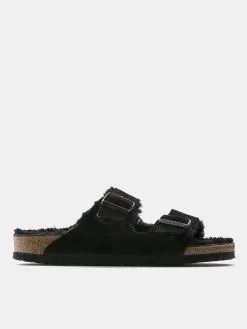 Birkenstock Women's Arizona Shearling Suede Leather Sandal -Sandals Sales 0752661xBLACKxPrimary 20817265 f76fc135 4587 4e46 833a bc9e2909628d