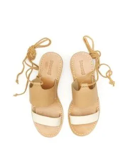 Soludos Color Blocked Mid Heel Sandal -Sandals Sales 1000117 ivorynudealt2