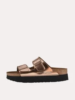Birkenstock Women's Arizona Platform Sandal -Sandals Sales 1013570 metalliccopperalt2