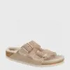 Birkenstock Women's Arizona Shearling Sandal -Sandals Sales 1014229xNUDENUDExPrimary 16568680