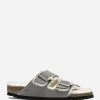 Birkenstock Women's Arizona Shearling Sandal -Sandals Sales 1017403xSTONECOINNATURALxPrimary 41207009