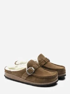 Birkenstock Women's Buckley Shearling Clog -Sandals Sales 1018127xTEANATURALxAlt2 43880598