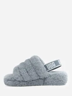UGG Women's Fluff Yeah Slide -Sandals Sales 1095119xASHFOGxAlt2 40614708