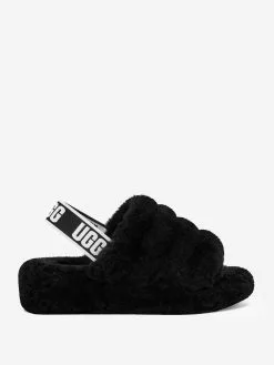UGG Women's Fluff Yeah Slide -Sandals Sales 1095119xBLACKxPrimary 40616630