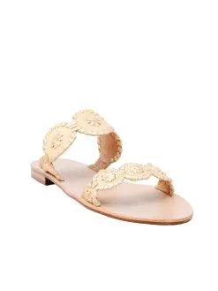 JACK ROGERS J.M.R.MGMT. Jack Rogers Lauren Raffia Sandals -Sandals Sales 1216ss0011 naturalraffiaalt1