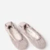White + Warren Women's Cashmere Ballet Slipper -Sandals Sales 12866TxOAKHEATHERxPrimary 49610784