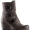 Sorel Women's Joan Of Arctic Wedge Mid Boot -Sandals Sales 1627141 grill black