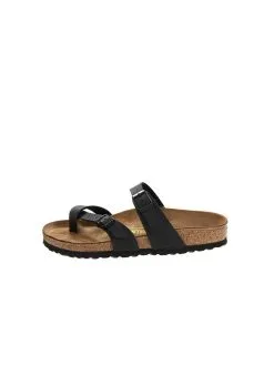 Birkenstock Women's Mayari Sandals Licorice Birko-Flor -Sandals Sales 171391 licoricebirko floralt1
