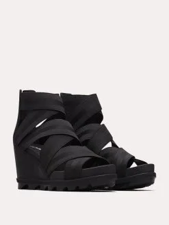 Sorel Women's Joanie II Ankle Strap Black -Sandals Sales 1854481 010blackalt2