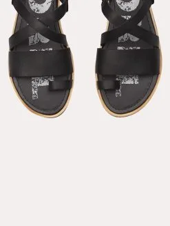 Sorel Women's Ella Criss Cross -Sandals Sales 1855521 010blackalt3