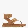 Sorel Women’s Roaming T-Strap Sandal -Sandals Sales 1897041 224STRAPSTUDDED CAMELBROWN