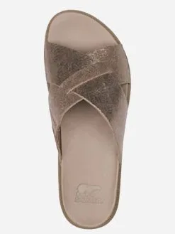 Sorel Women's Roaming Criss-Cross Slide -Sandals Sales 1897081x240AshBrownxAlt2 58808047