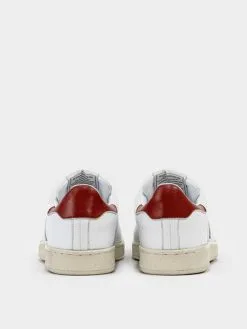 Re/Done Women's 70s Tennis Shoe -Sandals Sales 212 14W7TSHxWHITEREDxAlt1