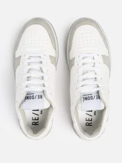 Re/Done Women's 80s Sustainable Basketball Shoe -Sandals Sales 290 14W8BSHxWHITExAlt2 28497797