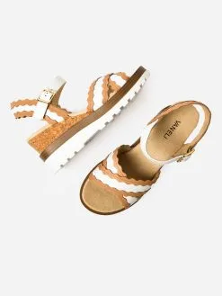 Vaneli Women's Codie Wedge -Sandals Sales 311786xWHITENAPPAxPrimary 97982250