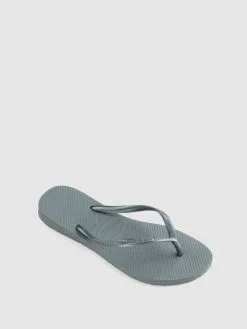 Havaianas Women's Slim Flip Flop -Sandals Sales 4000030xSILVERBLUExPrimary 1362786