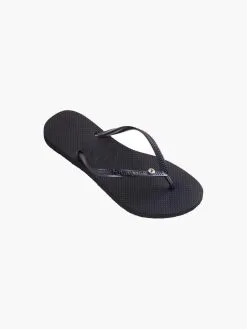 Havaianas Slim Crystal Glamour SW Flip Flop -Sandals Sales 4119517 blackalt2