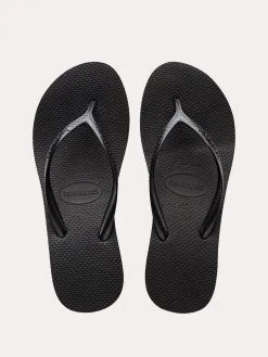 Havaianas Women's High Fashion Wedge Flip Flops -Sandals Sales 4127537 blackalt2