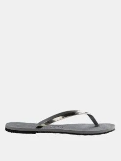 Havaianas Women's You Metallic Flip Flops -Sandals Sales 4135102x5178STEELGREYxPrimary 57611013