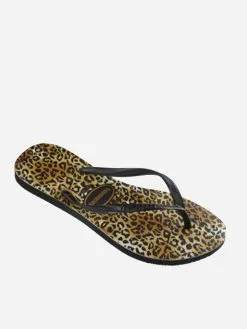 Havaianas Women's Slim Leopard Flip Flop
