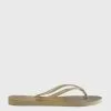 Havaianas Women's Slim Palette Glow Flip Flop -Sandals Sales 4145766xSANDGREYxPrimary 38078639