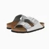 Birkenstock Arizona Soft Footbed Sandal -Sandals Sales 550153 silverbirkoflor