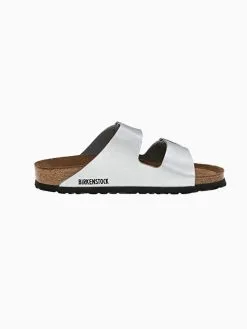 Birkenstock Arizona Soft Footbed Sandal -Sandals Sales 550153 silverbirkofloralt1
