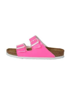 Birkenstock Arizona Birko-Flor Sandal -Sandals Sales 57553 neonpinkpatentbirko floralt1