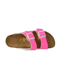 Birkenstock Arizona Birko-Flor Sandal -Sandals Sales 57553 neonpinkpatentbirko floralt2