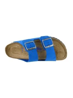 Birkenstock Arizona Soft Footbed Blue Nubuck Razor -Sandals Sales 57803 bluenubuckalt1
