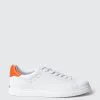 Tory Burch Howell Court Sneaker -Sandals Sales 73057 153xTitaniumWhiteVarsityOrangexPrimary