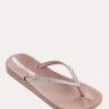 Ipanema Women's Ana Metallic III Flip Flop -Sandals Sales 82526 pink silve