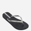 Ipanema Women’s Foil Flip Flops -Sandals Sales 82870xBLACKMETALLICSILVERxPrimary 58808315