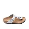 Birkenstock Girls' Gizeh Birko-Flor Sandal -Sandals Sales 846153 silver c4a15e61 9903 4f3b 8e1f d77567e79470