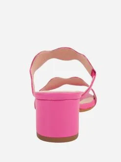 Patricia Green Women's Palm Beach Scalloped Sandal -Sandals Sales 85004BxHOTPINKLEATHERxAlt1 56493431