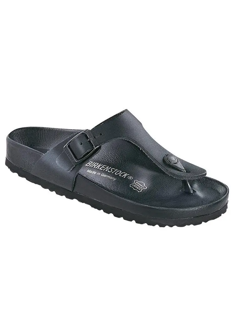 Birkenstock Gizeh Exquisite Black Leather Sandals 4 Birkenstock Gizeh Exquisite Black Leather Sandals - Image 2