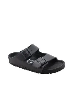 Birkenstock Women's Arizona Monterey Exquisit Black Leather -Sandals Sales 948083 blackalt1