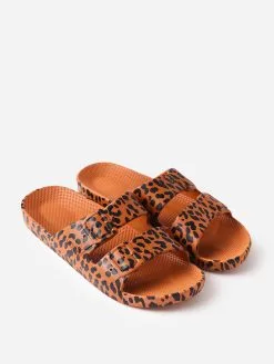 Freedom Moses Women's Moses Slide -Sandals Sales AFM002xLEOTOFFEExAlt2 54402642