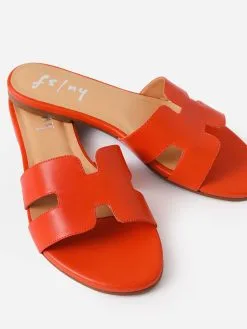 French Sole Women's Alibi Sandal -Sandals Sales ALIBIxORANGELEATHERxAlt1 62447003