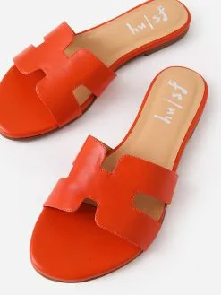 French Sole Women's Alibi Sandal -Sandals Sales ALIBIxORANGELEATHERxPrimary 62447001