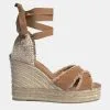 Castañer Castaner Bluma Wedge Espadrille -Sandals Sales BLUMA 8ED 002xCANVASTOSTADOxPrimary 32044134