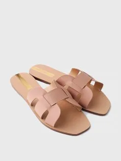 KAANAS Women's Tania Geometric Leather Sandal -Sandals Sales C00064RxNUDExAlt2 40863701