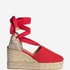 Castañer Castaner Campesina Wedge -Sandals Sales CAMPESINA 6ED 001xROJORUBIxPrimary 58808347