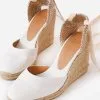 Castañer Castaner Women's Carina Wedge -Sandals Sales CARINA C 8 001xBLANCOxPrimary 65470742