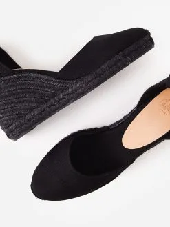 Castañer Castaner Women's Carina Wedge -Sandals Sales CARINA C 8 001xNEGROxAlt2 64687452