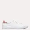 CLAE Bradley White Leather Old Pink Sneakers -Sandals Sales CL19CBR07 WHITE OLDPINKMILLEDLEATHER